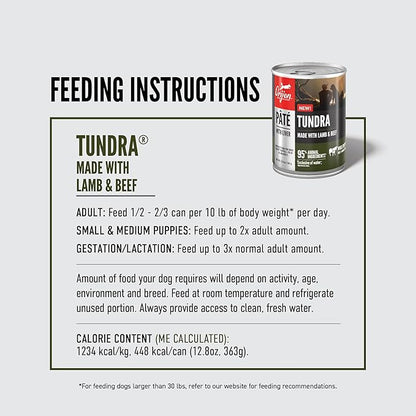 ORIJEN™ Tundra Pâté with Liver Wet Dog Food, Case of 12