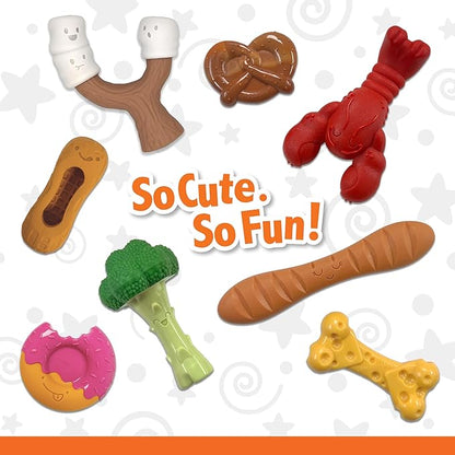 Nylabone Power Chew Donut Dog Chew Toy - Fun & Cute Dog Toys for Aggressive Chewers, Durable Dog Toys, Bacon Glazed Flavor, Large/Giant (1 Count)
