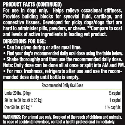 K9 Hip & Joint Advanced Formula, Chicken Flavor, 32 oz (LVDJA-CH-04PK-32U)