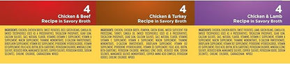Nature’s Recipe Grain Free Wet Dog Food, Chicken, Beef, Turkey & Lamb Variety Pack, 2.75 Ounce Cup (Pack of 24)
