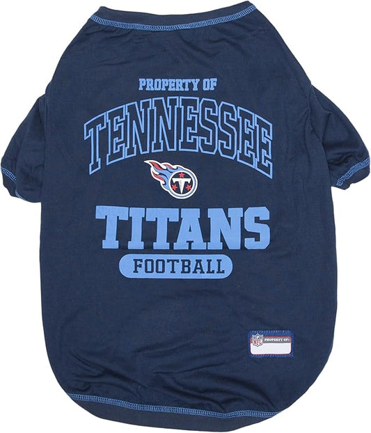 Pets First Tennessee Titans T-Shirt, Large