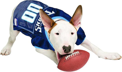 NFL Tennessee Titans Dog Jersey, Size: Large. Best Football Jersey Costume for Dogs & Cats. Licensed Jersey Shirt