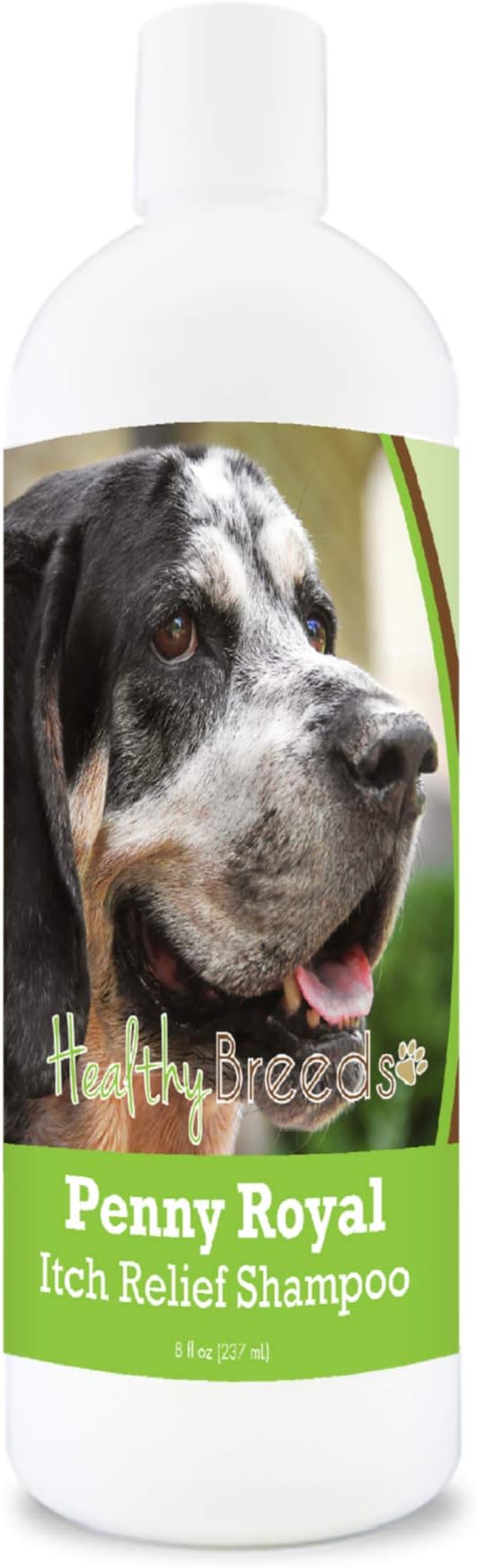 Healthy Breeds Bluetick Coonhound Penny Royal Itch Relief Shampoo - Stop The Scratching & Relieve The Itch with Essential Oils of Eucalyptus & Cedarwood - Mint Scent - 8 oz