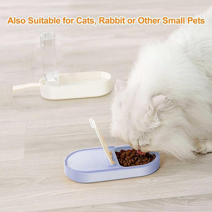 Dog Water Bottle, Dog Bowl 2-in-1, Food Container Large Enough for Dog Treats, Steak, Sticks, Bars, Portable Pet Water Dispenser for Hiking, Travel, Cat Bowls and Pet Water Bottle (blue)