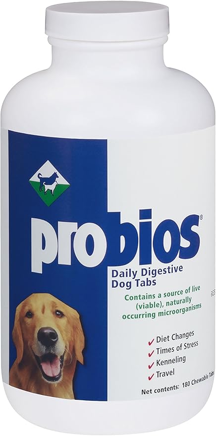 Probios Digestive Tablets for Dogs - 180 Count