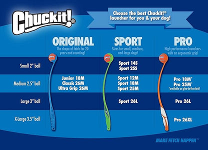 Chuckit Fetch Medley Dog Ball Dog Toys, Small (2 Inch) Pack of 3, for Small Breeds