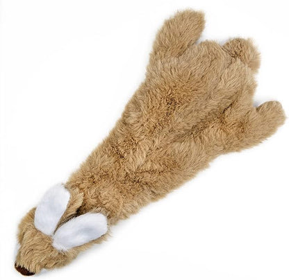 Best Pet Supplies Stuffing Free Squeaky Dog Toys for Small Dogs, Medium Dogs, and Large Dogs, Durable, Best Dog Chew Toy for Teething Puppy, Indoor Play - Hare, Small