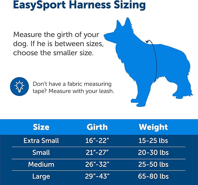 PetSafe EasySport Dog Harness, Adjustable Padded Dog Harness with Control Handle and Reflective Piping, From the Makers of the Easy Walk Harness Apple Green Large