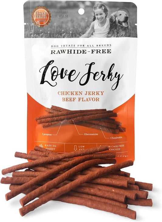 Love Jerky Chicken Jerky (Beef Flavor)