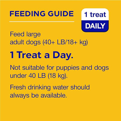 PEDIGREE DENTASTIX Dental Dog Treats for Large Dogs Fresh Flavor Dental Bones, 1.87 lb. Value Pack (36 Treats)