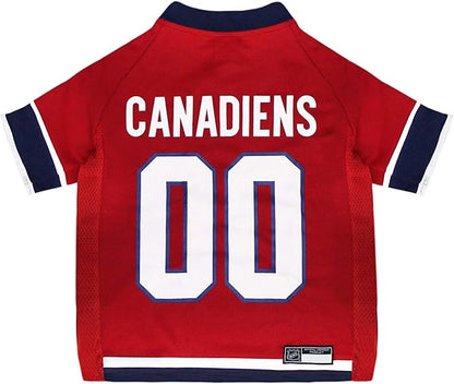 Pets First NHL Montreal Canadiens Jersey for Dogs & Cats, Small. - Let Your Pet Be A Real NHL Fan!