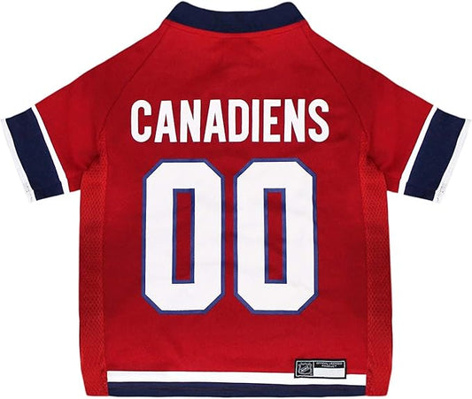 Pets First NHL Montreal Canadiens Jersey for Dogs & Cats, Small. - Let Your Pet Be A Real NHL Fan!