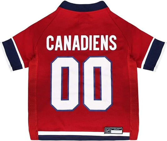 Pets First NHL Montreal Canadiens Jersey for Dogs & Cats, X-Small. - Let Your Pet Be A Real NHL Fan!