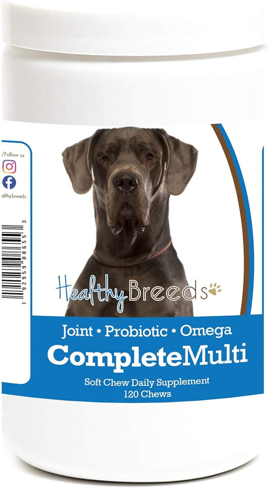 Healthy Breeds Great Dane All in One Multivitamin Soft Chew 120 Count