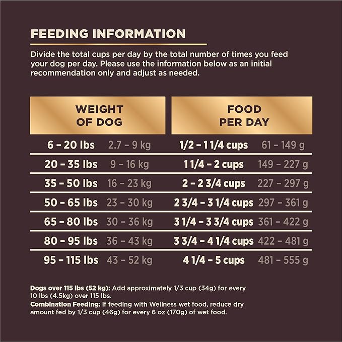 Wellness CORE+ Grained Dry Dog Food, Beef & Barley Recipe, 18 Pound Bag