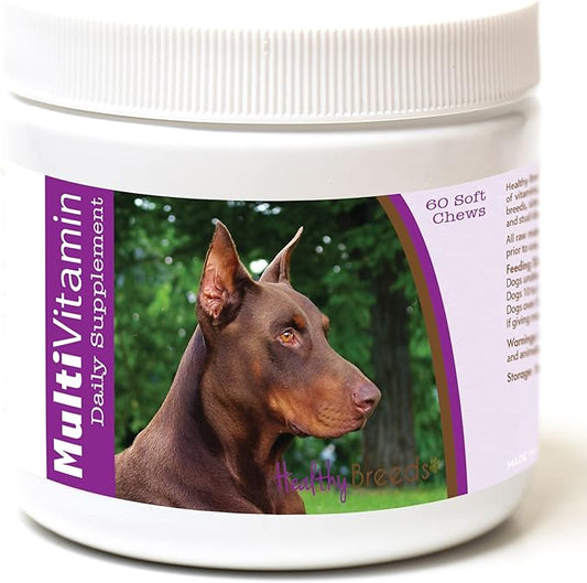 Healthy Breeds Doberman Pinscher Multi-Vitamin Soft Chews 60 Count