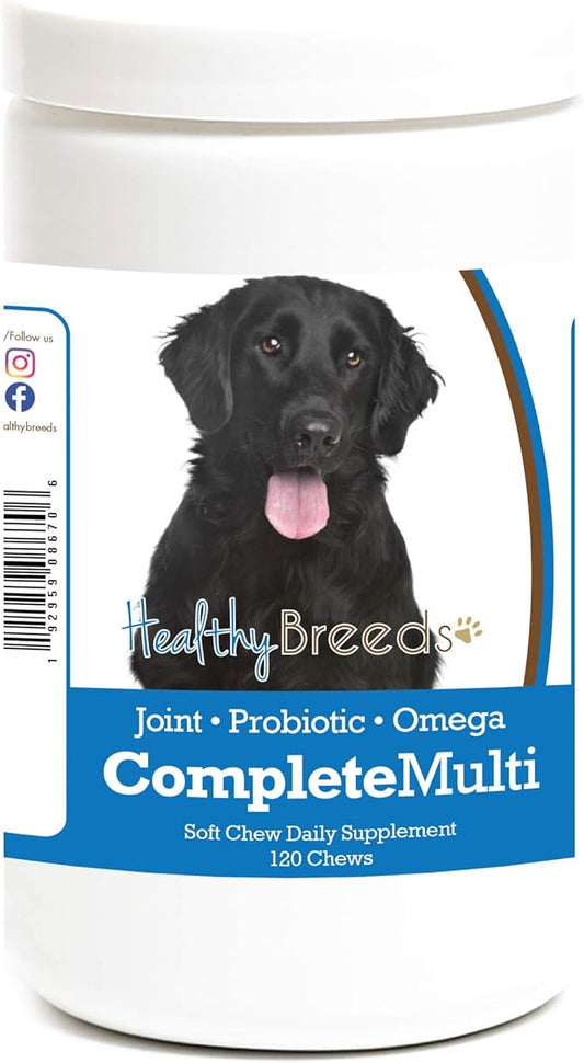 Healthy Breeds Flat Coated Retriever All in One Multivitamin Soft Chew 120 Count