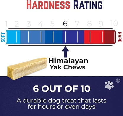 Devil Dog Pet Co. Himalayan Yak Chews – Extra Large 1 Pack, Yak Cheese Dog Chews, 100% Natural & Healthy, Odor Free, Long Lasting, Yak Chew Treats – Premium Yak Milk Dog Chew, Yak Bones for Dogs