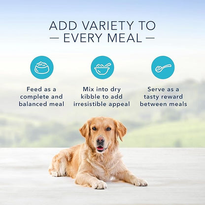 Blue Buffalo Homestyle Recipe Natural Adult Wet Dog Food Variety Pack, Chicken & Beef 12.5-Oz Can (8 Count- 4 Of Each Flavor)