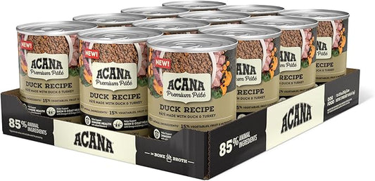 ACANA PREMIUM PATE™ Wet Dog Food, Duck Recipe, 12.8oz Can (Case of 12)