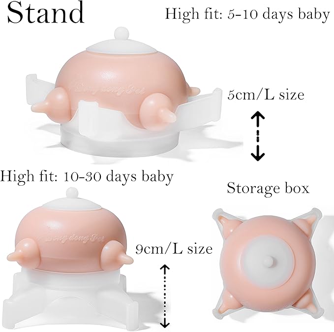 Puppy Feeder Puppy Milk Feeder Puppy Nursing Station Puppy feeders for Multiple Puppies Puppy Milk replacer Doggie Bubble Dongdong pet (L Size(Medium/Large Puppy), Pink)