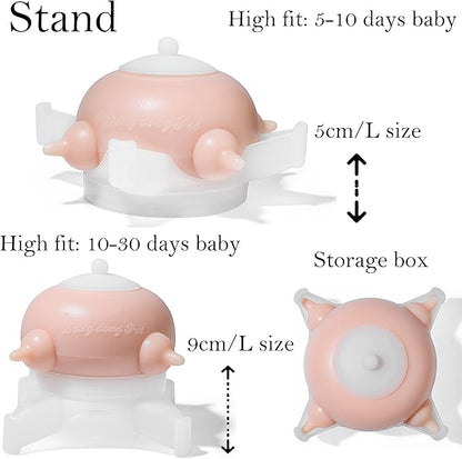 Puppy Feeder Puppy Milk Feeder Puppy Nursing Station Puppy feeders for Multiple Puppies Puppy Milk replacer Doggie Bubble Dongdong pet (L Size(Medium/Large Puppy), Pink)