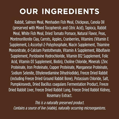 Instinct Original Grain Free Recipe with Real Rabbit Natural Dry Dog Food, 20 lb. Bag