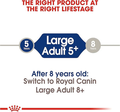 Royal Canin Large Adult 5+ Dry Dog Food for Older Dogs, 30 lb bag