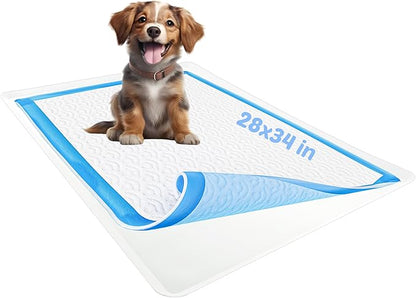 Skywin Dog Pad Holder Tray for 28 x 34 Inches Training Pads (White) - Easy to Clean and Store Perfect for Dog Potty Tray – Silicon Wee Wee Pad Holder, No Spill Pee Pad Holder for Dogs