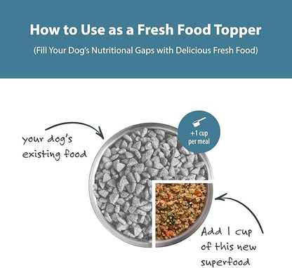 JustFoodForDogs Pantry Fresh Wet Dog Food, Complete Meal or Dog Food Topper, for Joint Health, Skin Health, Allergies, Joint & Skin Support, Pork & Quinoa - 12.5 oz (Pack of 12)