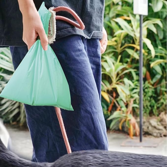 A&H ZIER Poop Bags Holder with Portable Colorful Lanyard, Soft-touch Dog Poop Bags Dispenser Dog Waste Bags, Compatible with any Dog Walking Accessories