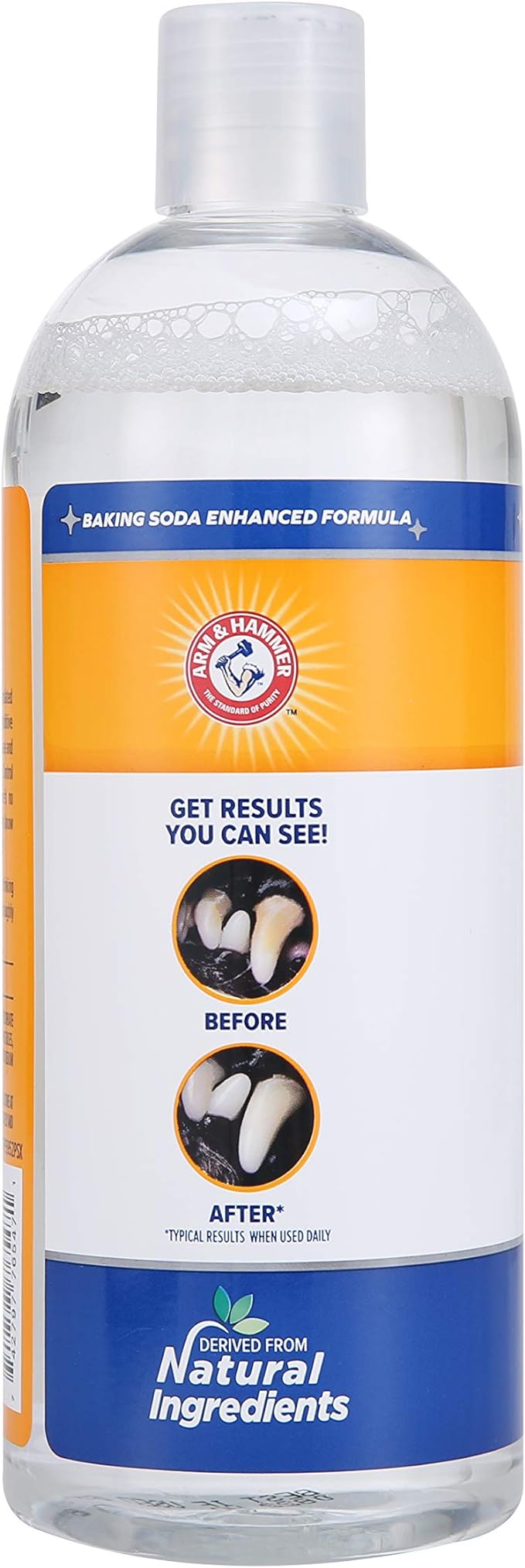 Arm & Hammer for Pets Dental Water Additive for Dogs, Tartar Control | Dog Dental Care Reduces Plaque & Tartar Buildup Without Brushing | 16 Fl Oz (Pack of 1), Odorless and Flavorless