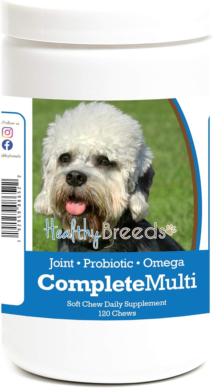 Healthy Breeds Dandie Dinmont Terrier All in One Multivitamin Soft Chew 120 Count