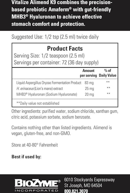 Alimend K9 - Dog Upset Stomach Relief for Nausea, Vomiting & Diarrhea - 6 Oz