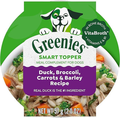 Variety (10) Greenies Smart Wet Dog Food Topper (2-oz Each) with AuroraPet Wipes