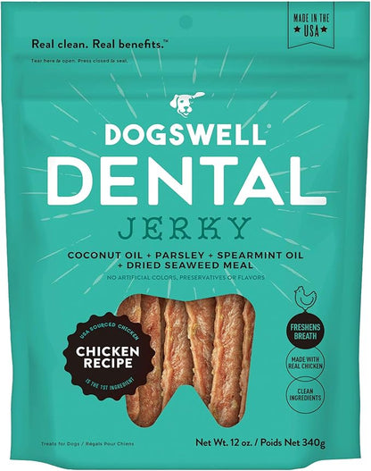 DOGSWELL Dental Chicken Jerky 12 Ounce