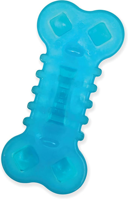 Nylabone Flexi Chew Chill & Chew Toy for Dogs with Treat Pockets Chicken Flavor, Medium/Wolf - Up to 35 lbs. (1 Count)