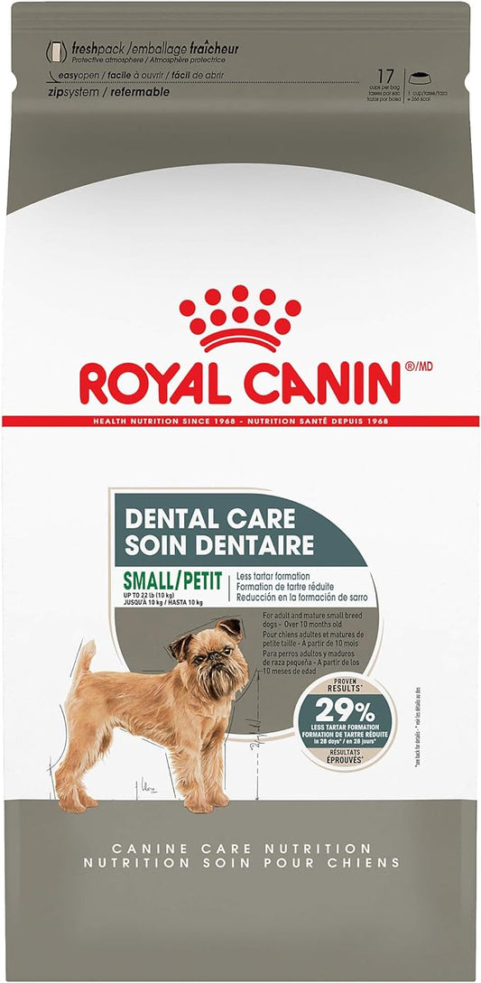 Royal Canin Small Dog Dental Care Dry Dog Food, 17 lb bag