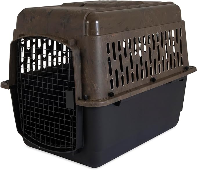 Petmate Ruffmaxx Camouflage Dog Kennel Pet Carrier & Crate,Eco Friendly 32' (30-50 Lb),Outdoor/Indoor for Large,Medium,and Small Dogs-Made from Recycled Material w/360-Degree Ventilation, Made in USA