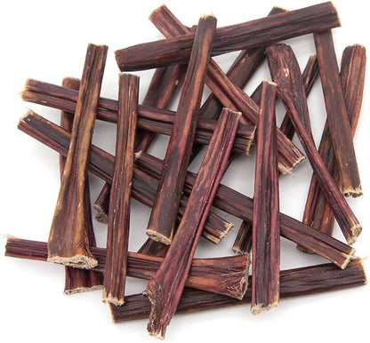 Best Pet Supplies GigaBite 6 Inch Beef Gullet Jerky Sticks (20 Pack) - All Natural, Free Range Beef Esophagus Stick Dog Treat