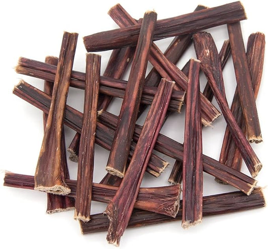 Best Pet Supplies GigaBite 6 Inch Beef Gullet Jerky Sticks (20 Pack) - All Natural, Free Range Beef Esophagus Stick Dog Treat