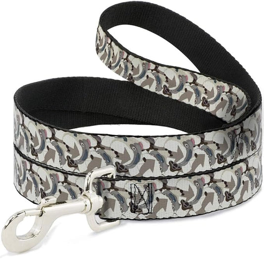 Dog Leash Avatar The Last Airbender Appa Pose Stacked 4 Feet Long 1.0 Inch Wide