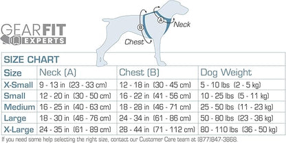 Kurgo Journey Air Dog Harness, Vest Harnesses for Dogs, Pet Hiking Harness for Running & Walking, Reflective, Padded, includes Control Handle, No Pull Front Clip (Blue, Medium)