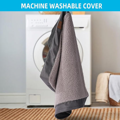 Extra Large Dog Bed XL Orthopedic Dog Bed, Big Dog Bed with Removable Waterproof Cover and Machine Washable Dog Bed, Pet Bed Mat Egg-Crate Foam, XL(41"X27"X3"), Grey