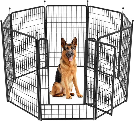FXW Rollick Dog Playpen for Yard, RV Camping│Patented, 50 inch 8 Panels