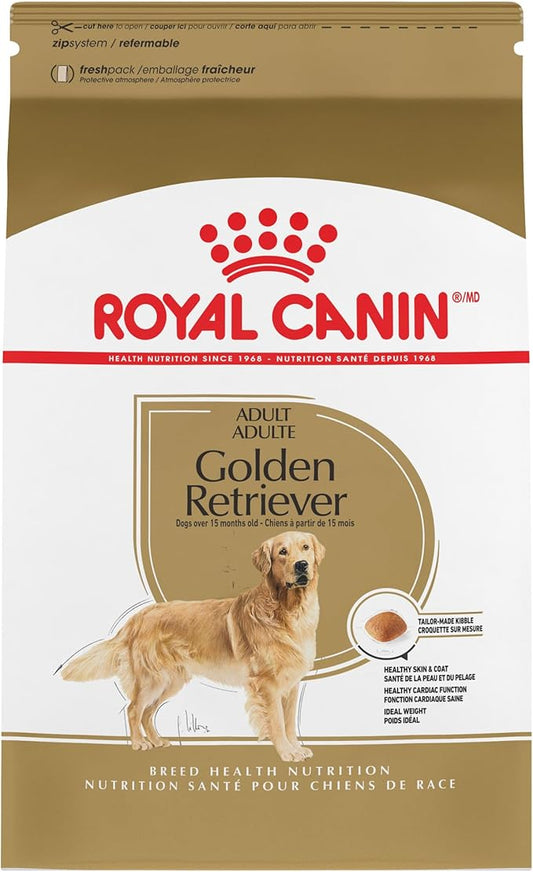 Royal Canin Golden Retriever Adult Dry Dog Food, 17 lb Bag