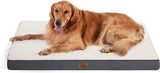 Bedsure Extra Large Orthopedic Dog Bed with Removable Washable Cover - For Dogs Up To 100 lbs