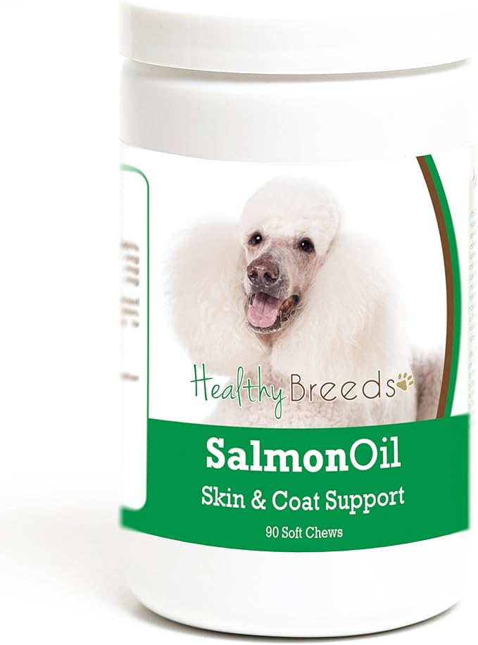 Healthy Breeds Poodle Salmon Oil Soft Chews 90 Count