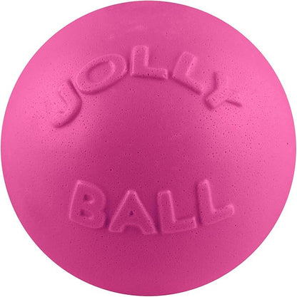 Jolly Pets Bounce-n-Play Dog Toy Ball, 8 Inches, Pink, All Breed Sizes