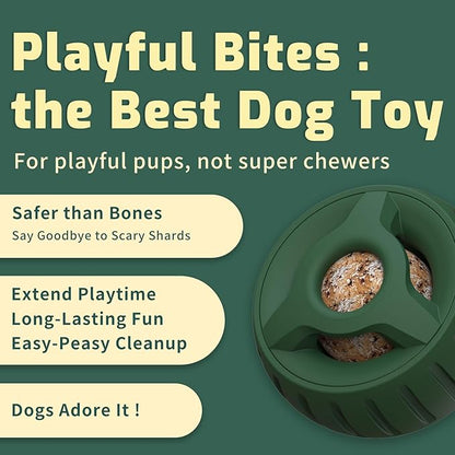 Dog Toy, Compatible with Woof Pops, Dogs Toys to Keep Them Busy, Refillable Homemade Freezable Dog Food, Reduces Anxiety Medium Large Dogs Frozen Treat Toy Holder